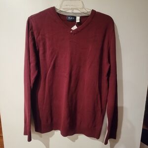 Place Boys School Uniform Cotton Longsleeve V-Neck Sweater Size XXL 16 NWT